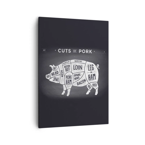 Obraz na plátně - Slabikář řezníka - 50x70 cm