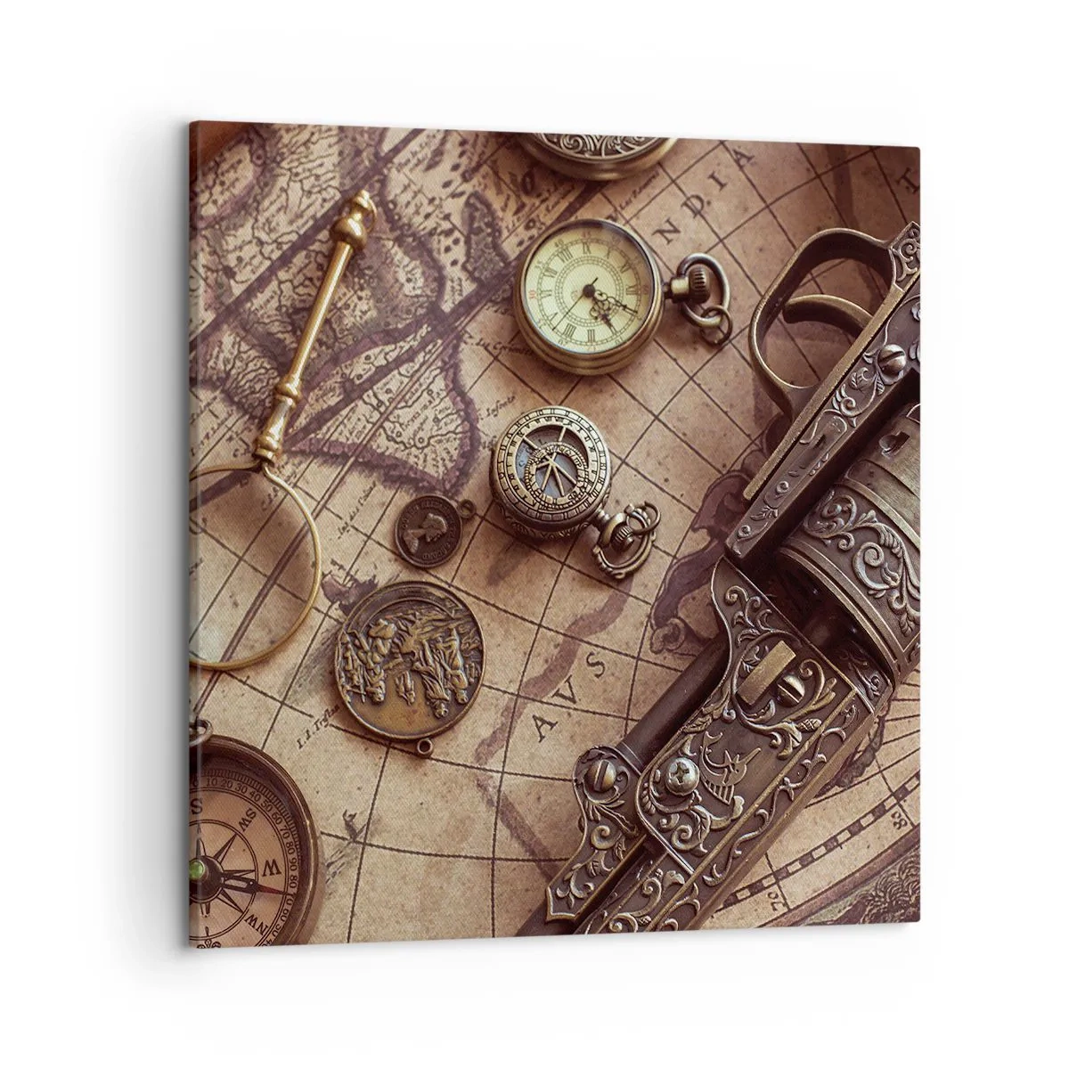 Obraz na plátně - Dobrodružství volá - 50x50 cm