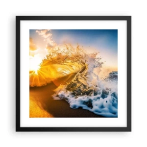 Plakát v černém rámu - Hra v písku - 40x40 cm