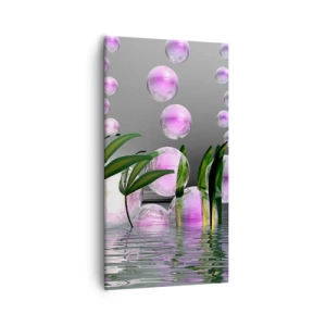 Obraz na plátně - Reflexní kompozice lehkosti a života - 55x100 cm