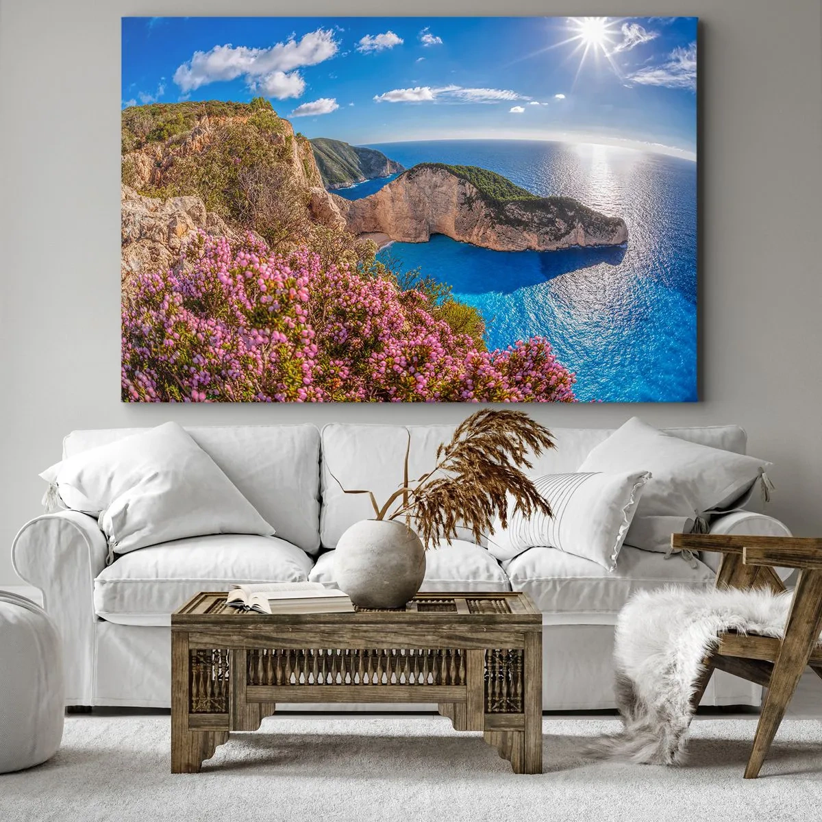 Obraz na plátně - Moje velké řecké prázdniny - 70x50 cm