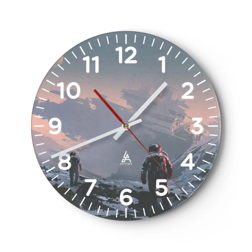 Nástěnné hodiny - Pod neznámou hvězdou - 40x40 cm