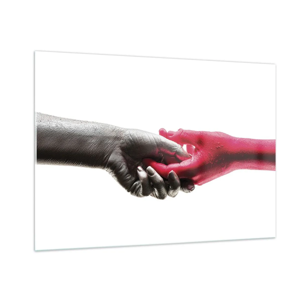 Obraz na skle - Spolu i když jsme odlišní - 100x70 cm