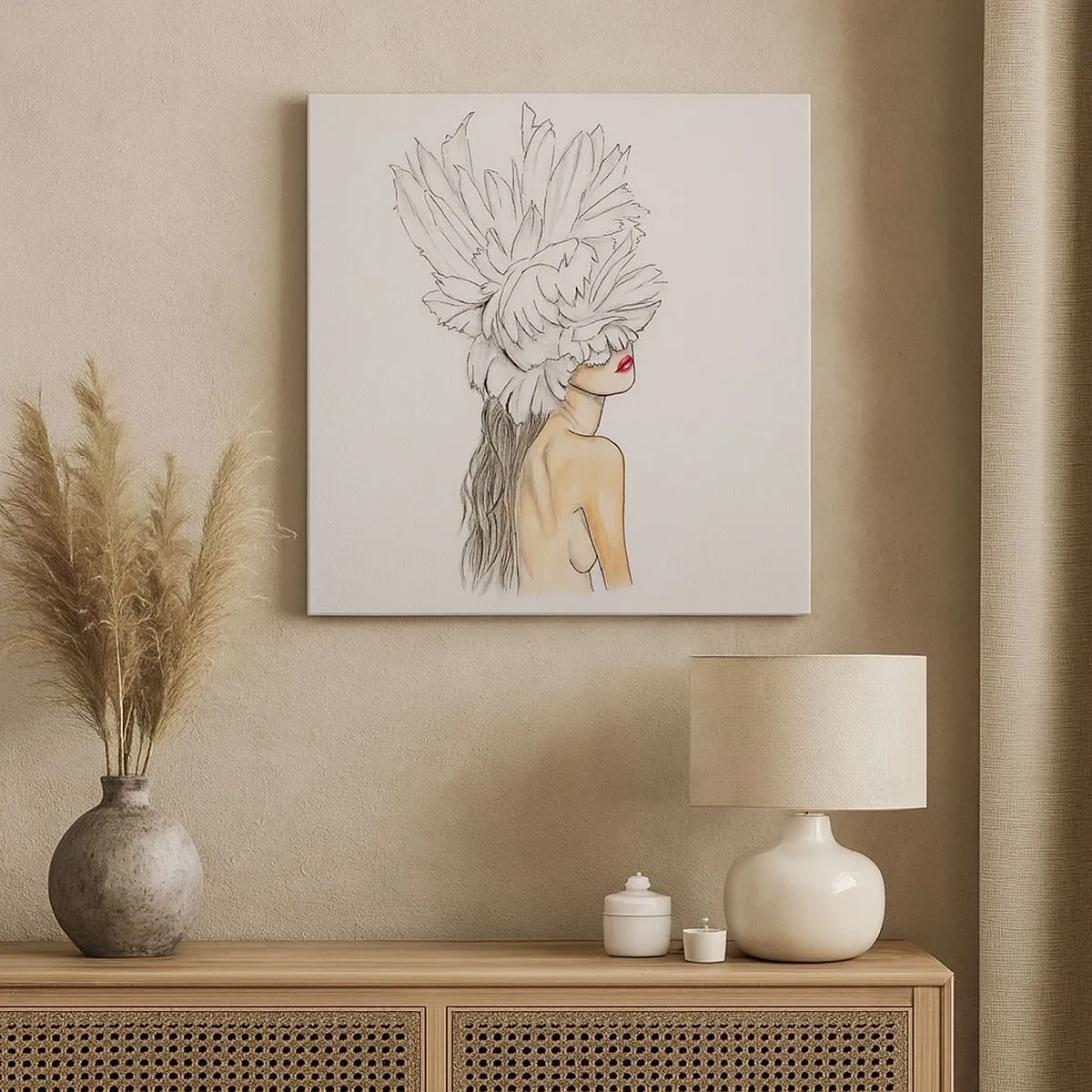 Obraz na plátně - Vrchol krásy - 30x30 cm