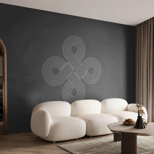 Fototapeta Premium Canvas - V keltském duchu - Abstrakce, Kus, Minimalismus - 100x70 cm