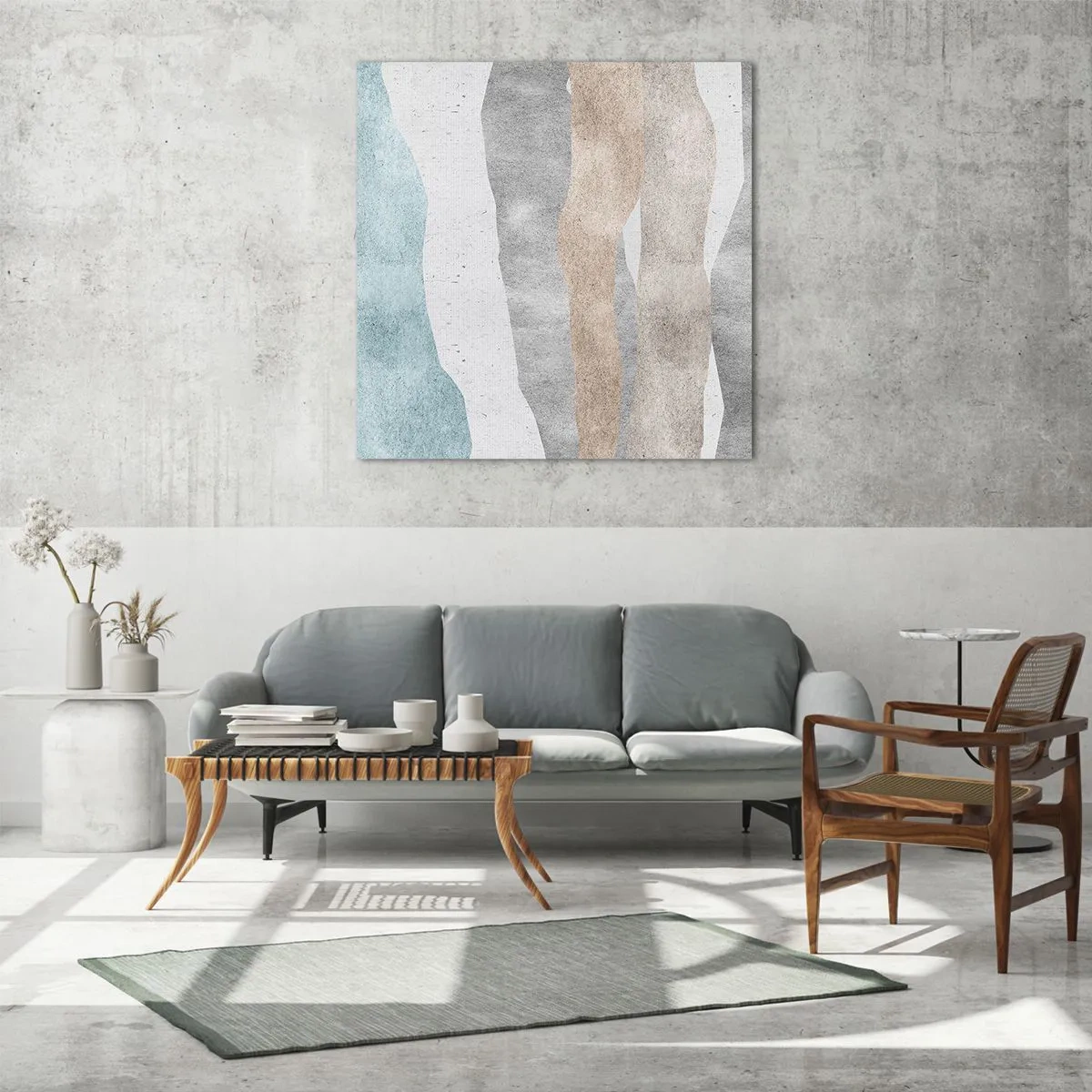 Obraz na skle - Studie blízkosti - 60x60 cm