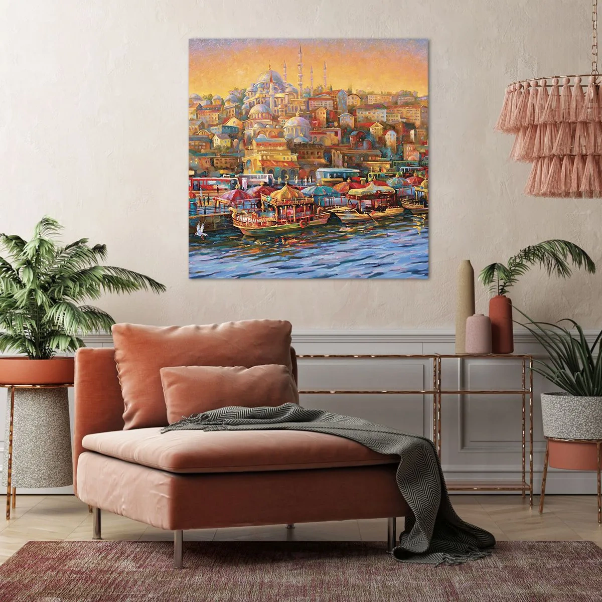 Obraz na plátně - Istanbulský příběh - 30x30 cm