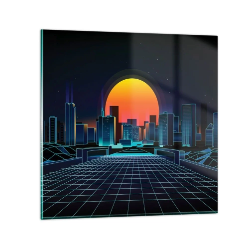 Obraz na skle - Pořád chcete do reálu? - 70x70 cm