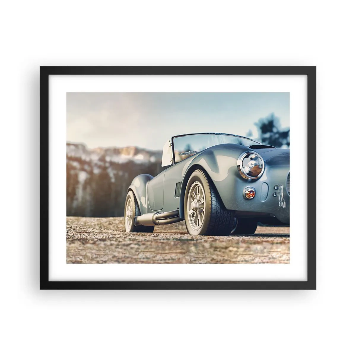 Plakát v černém rámu - Protože na stylu záleží - 50x40 cm