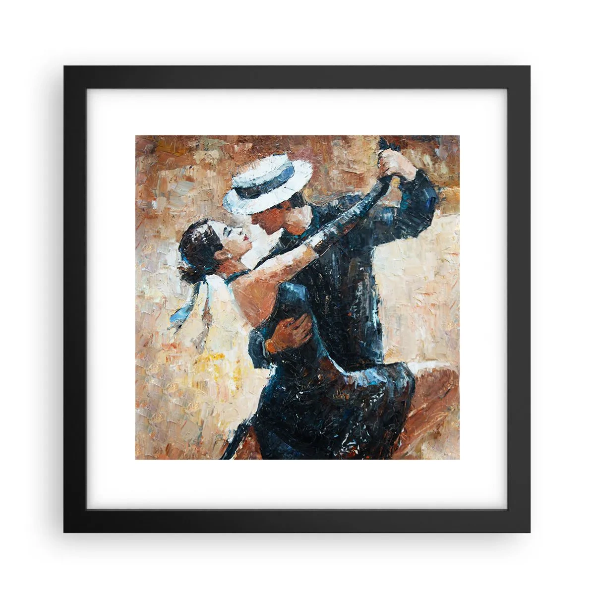Plakát v černém rámu - A la Rudolf Valentino - 30x30 cm