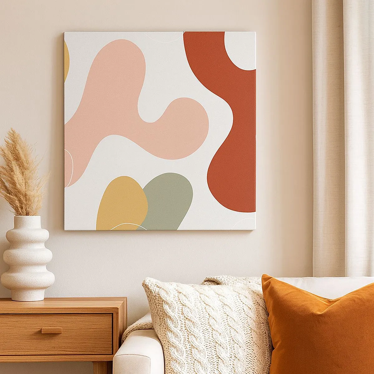 Obraz na plátně - Klikyháky - 30x30 cm