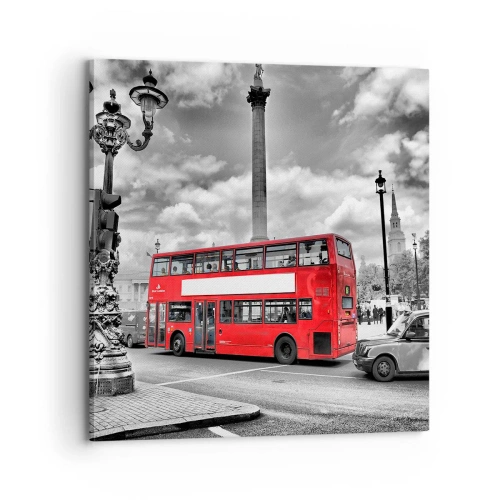 Obraz na plátně - Skutečné krevní řečiště města - 70x70 cm