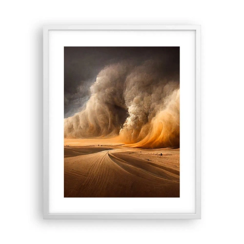 Plakát v bílém rámu - Hněv pouště - 40x50 cm