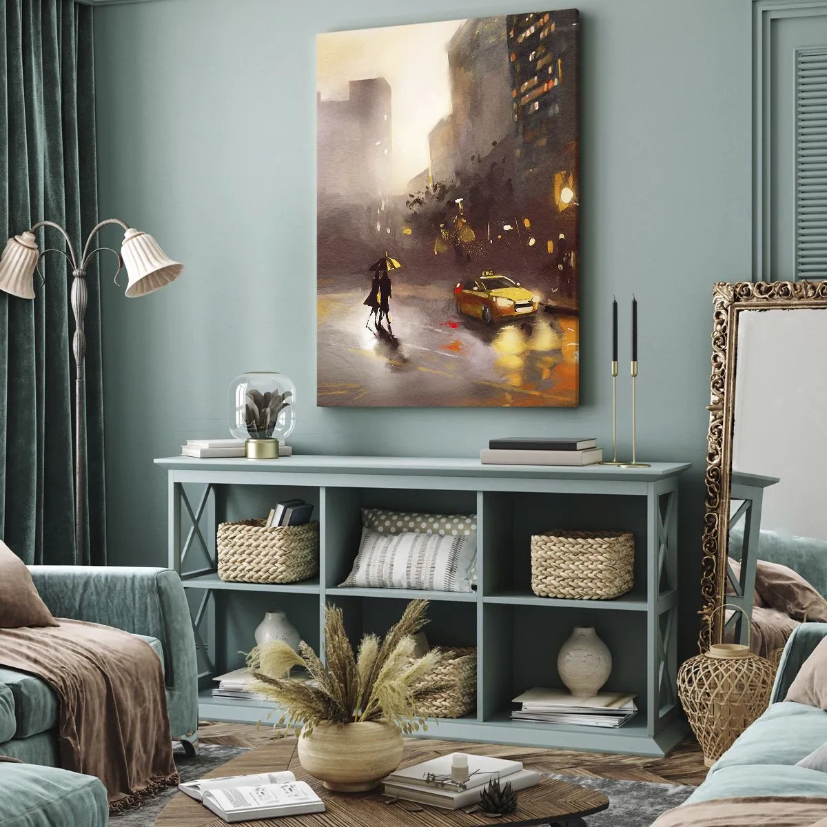Obraz na plátně - Ve světlech New Yorku - 50x70 cm