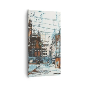 Obraz na plátně - Zdolaná městská stezka - 65x120 cm