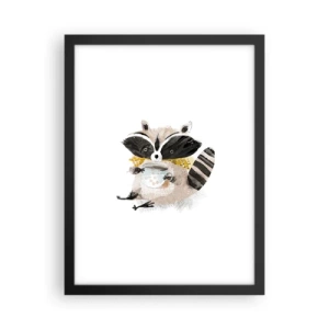 Plakát v černém rámu - Můj přítel mýval - 30x40 cm