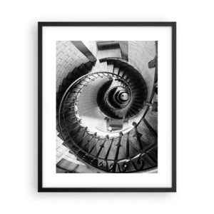 Plakát v černém rámu - Jen výš a výš - 40x50 cm