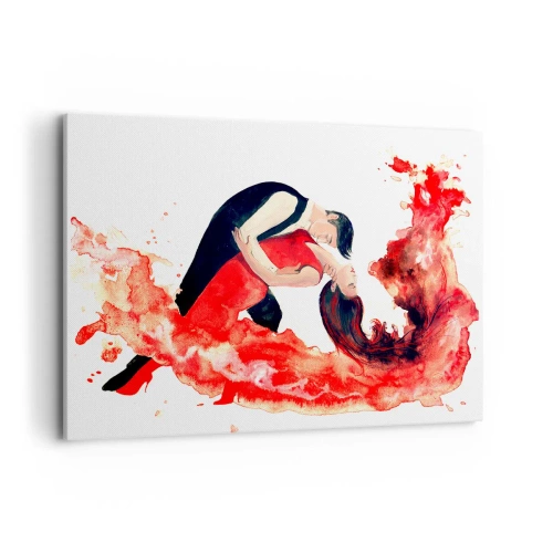 Obraz na plátně - Tango - smyslná vlna - 100x70 cm