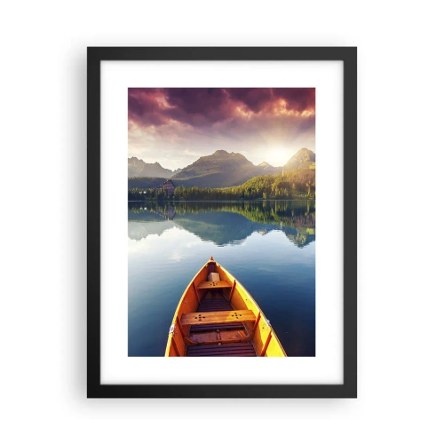 Plakát v černém rámu - Nic proti přírodě - 30x40 cm