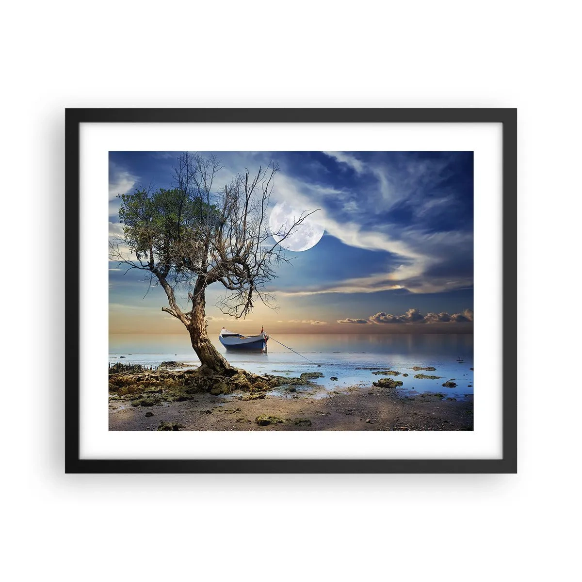 Plakát v černém rámu - Je to konec nebo začátek? - 50x40 cm