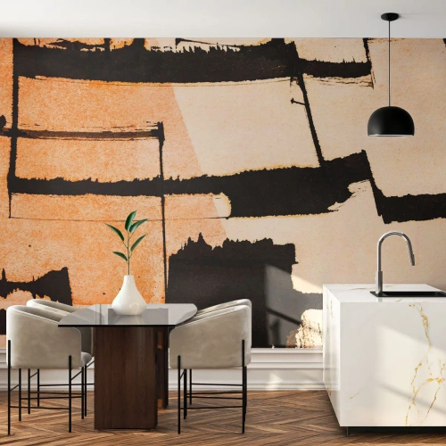 Fototapeta Standard Eco - Avšak pořádek - Abstrakce, Kus, Malování - 350x256 cm
