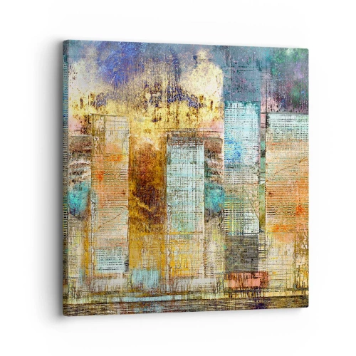 Obraz na plátně - Prosluněná metropole - 30x30 cm