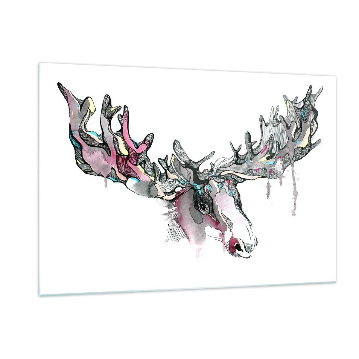 Obraz na skle - Koruna lesního krále - 120x80 cm