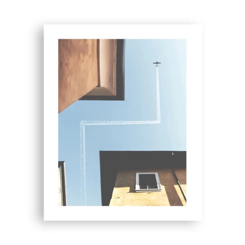 Plakát - Nad městským labyrintem - 40x50 cm