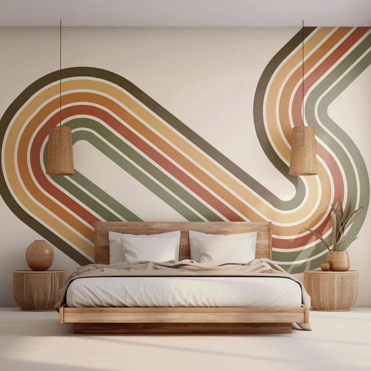 Fototapeta Standard Eco - Kličkování do cíle - Abstrakce, Kus, Moderní vzor - 300x210 cm
