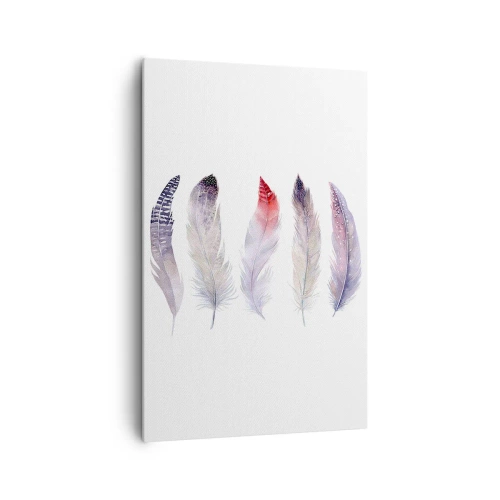 Obraz na plátně - Jemné jako různobarevná mlha - 80x120 cm