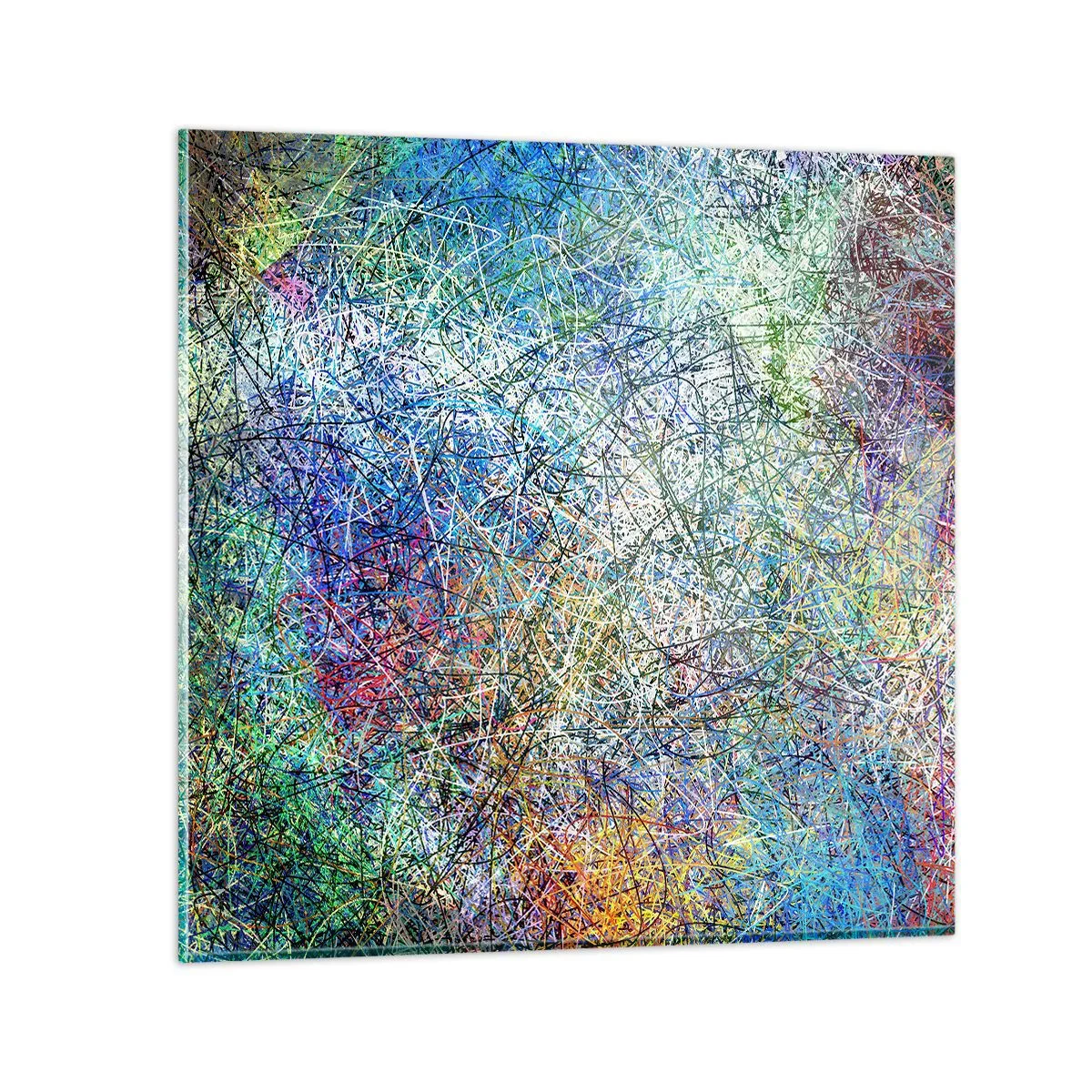 Obraz na skle - To není tak jednoduché - 70x70 cm