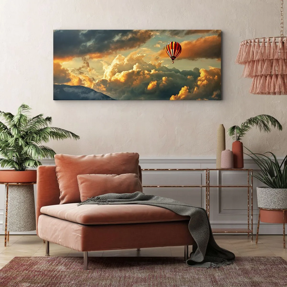 Obraz na plátně - Letím, protože chci - 90x30 cm