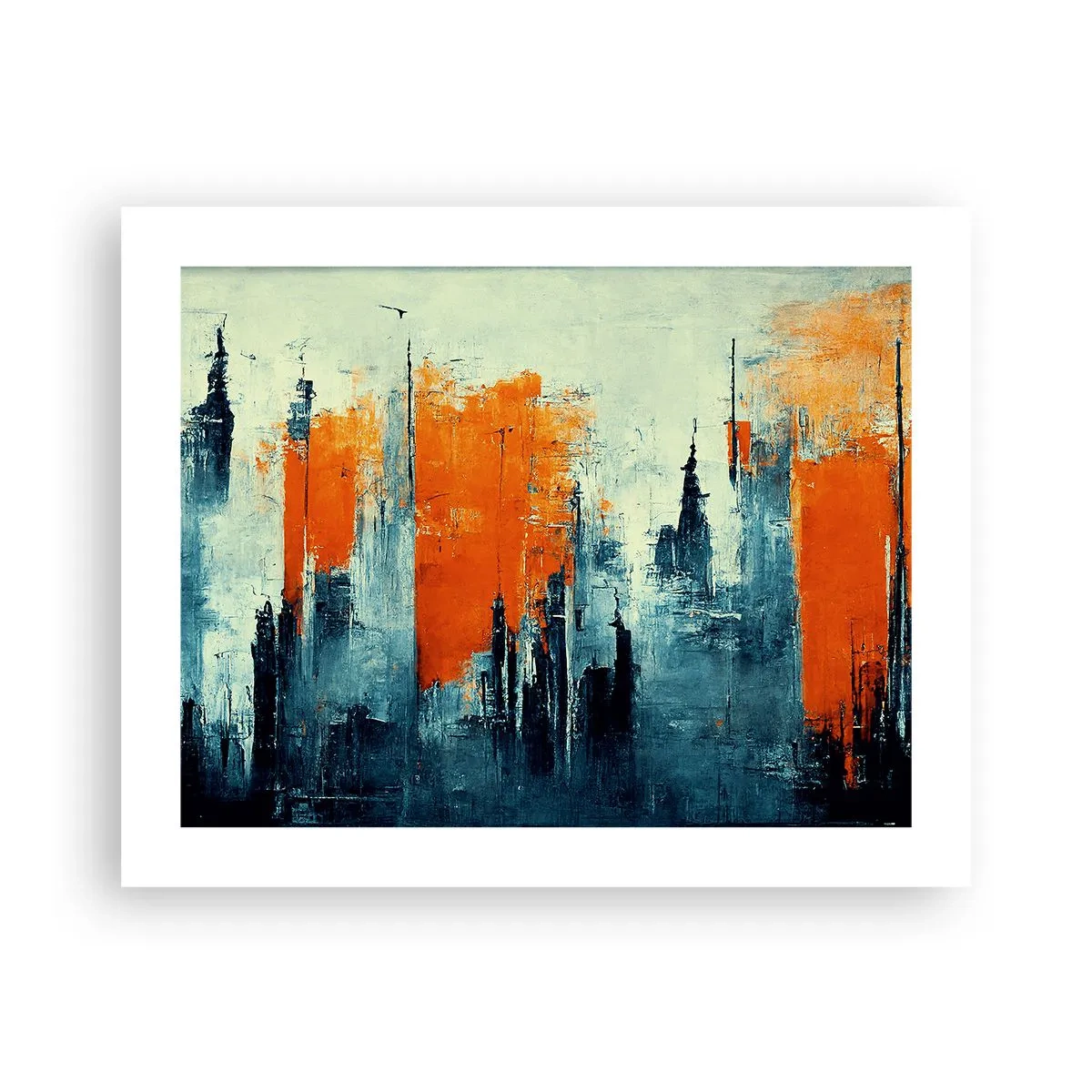 Plakát - Moderní krajina - 50x40 cm