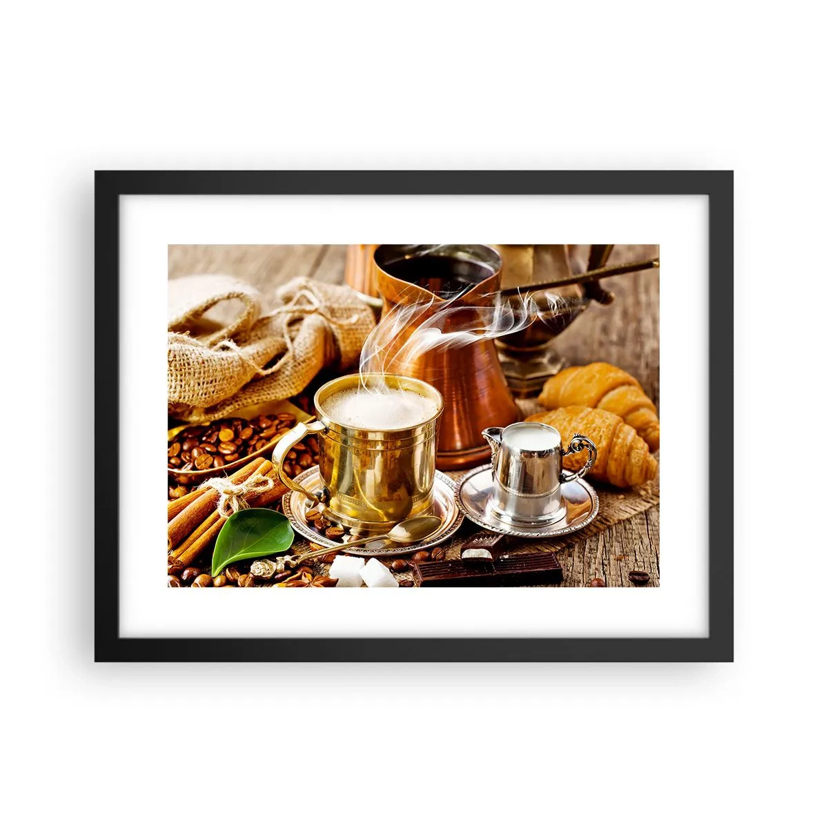 Plakát v černém rámu - Hezký den! - 40x30 cm