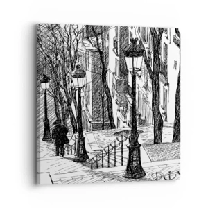 Obraz na plátně - Milostný příběh nebo horor? - 30x30 cm