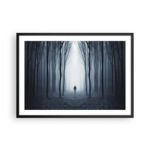 Plakát v černém rámu - A všechno jednoduché a jasné - 70x50 cm