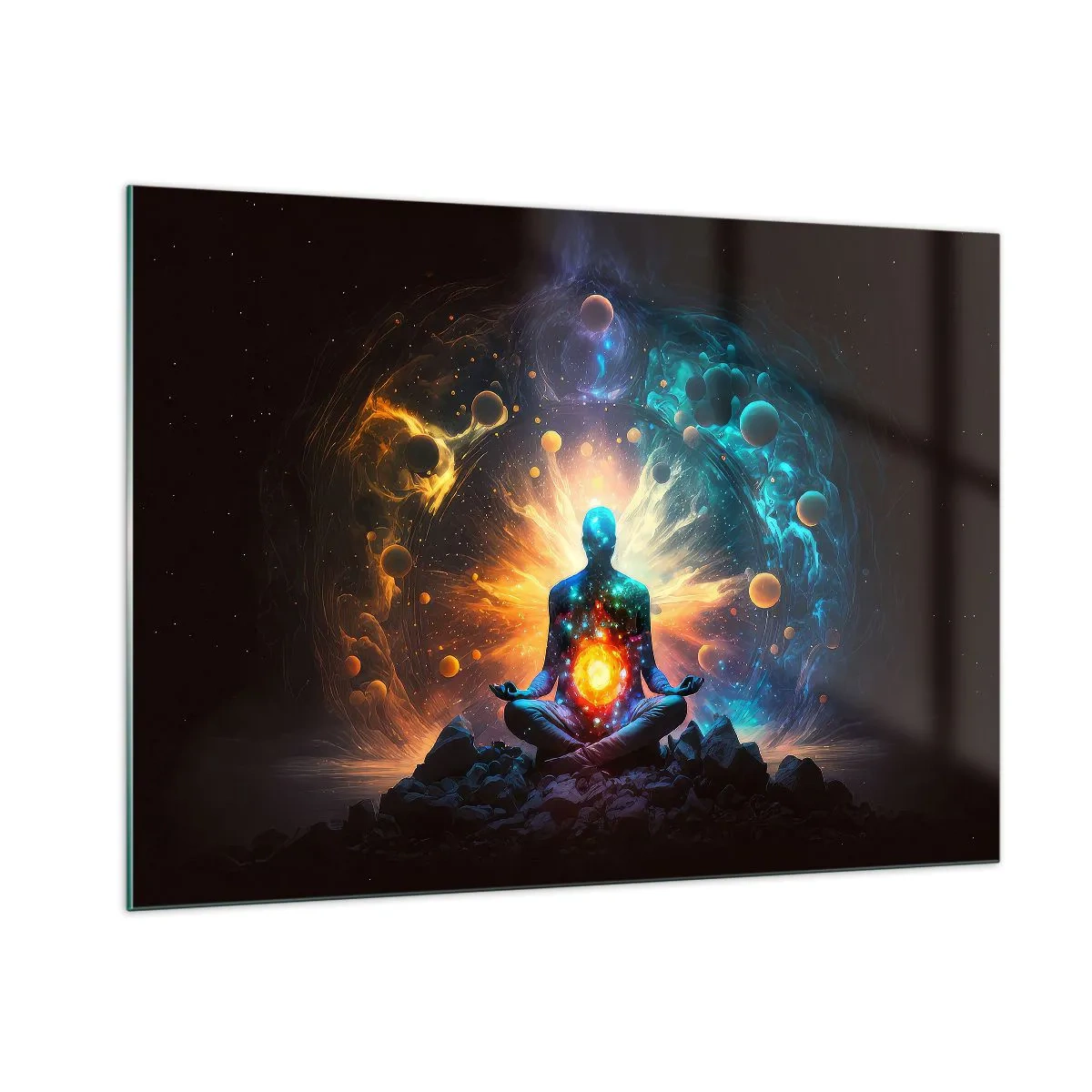 Obraz na skle - Vesmírný klid - 100x70 cm