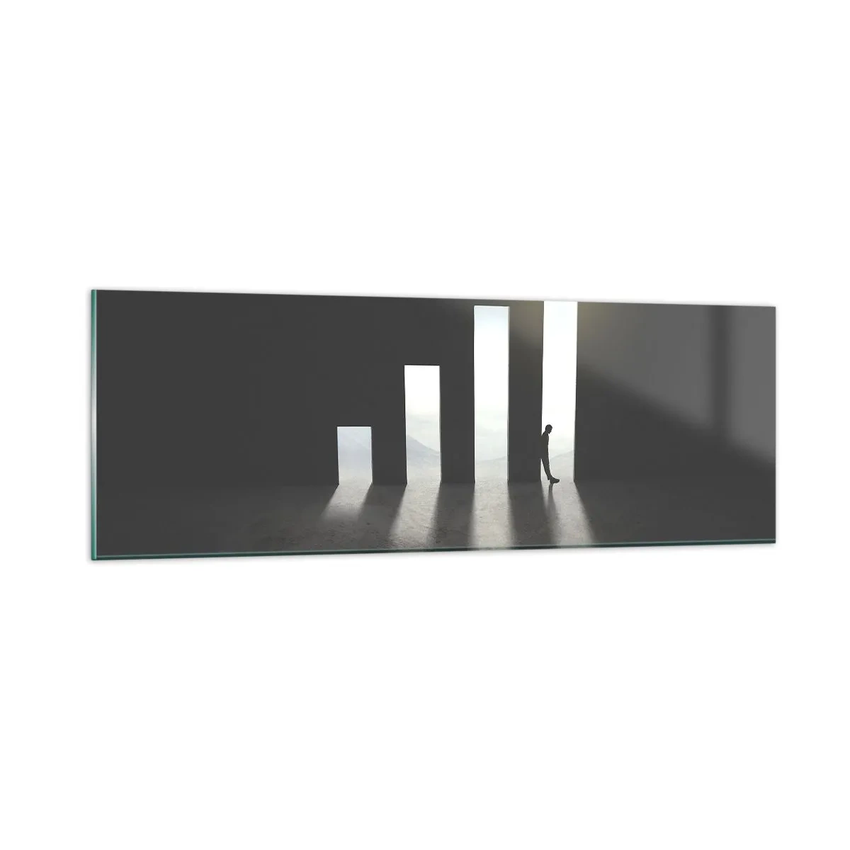 Obraz na skle - Úspěch – imprese - 90x30 cm