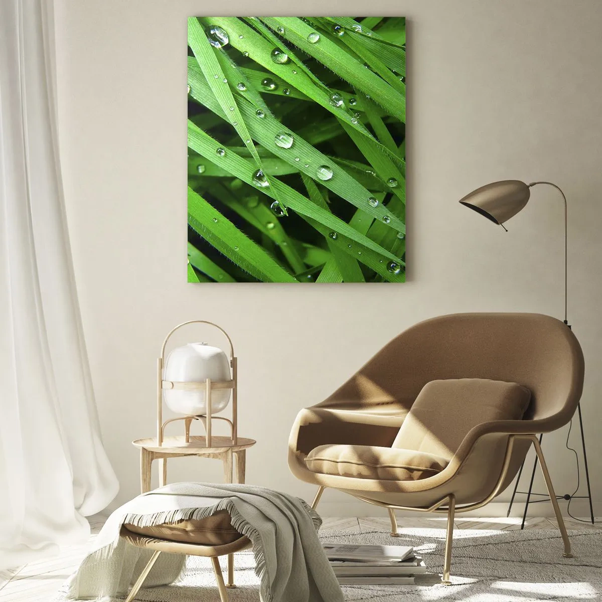 Obraz na skle - Hrajte na zelenou - 50x70 cm