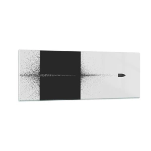 Obraz na skle - Přímo k cílu - 140x50 cm