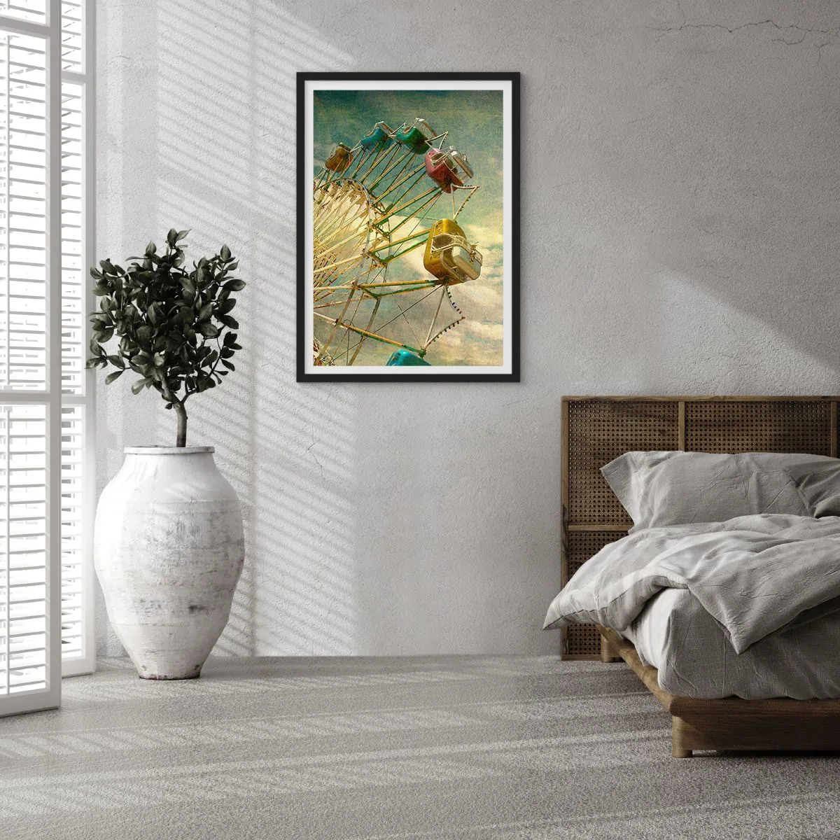 Plakát v černém rámu - Bude, bude zábava… - 30x40 cm