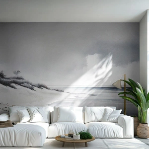 Fototapeta Premium Canvas - Vždycky spolu - Duny, Pláž, Oceán - 300x210 cm