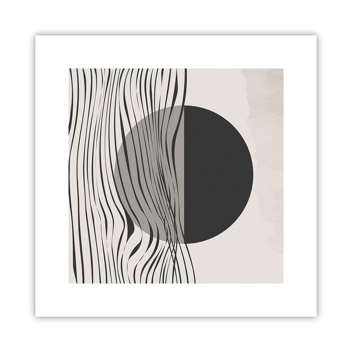 Plakát - Poloviční kompozice - 30x30 cm