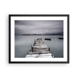 Plakát v černém rámu - Zítra můžeš vyrazit - 50x40 cm