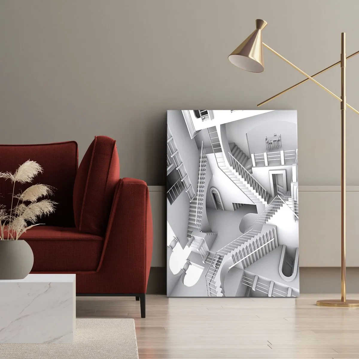 Obraz na plátně - Paradoxy prostoru - 50x70 cm