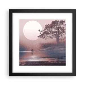 Plakát v černém rámu - Noční zázraky - 30x30 cm