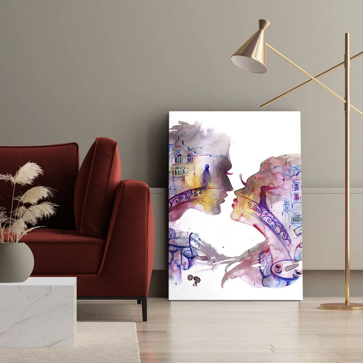 Obraz na plátně - Tajemný most vzdychání - 80x120 cm