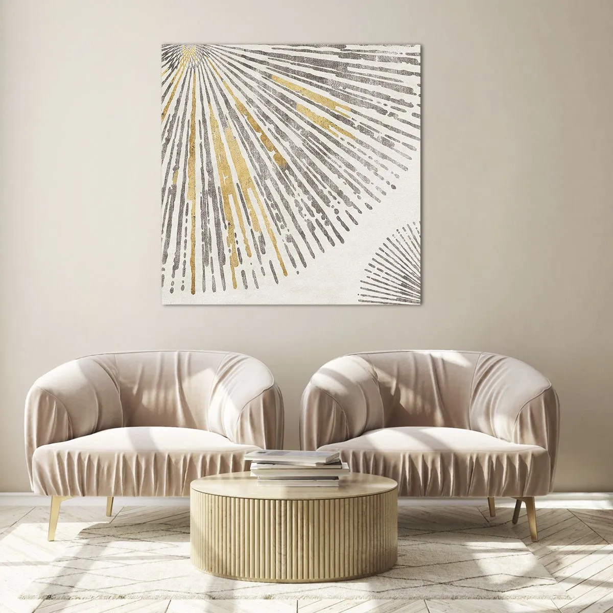 Obraz na skle - Krása paprsku - 50x50 cm