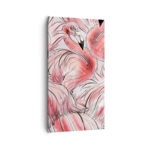 Obraz na plátně - Ptačí corps de ballet - 55x100 cm