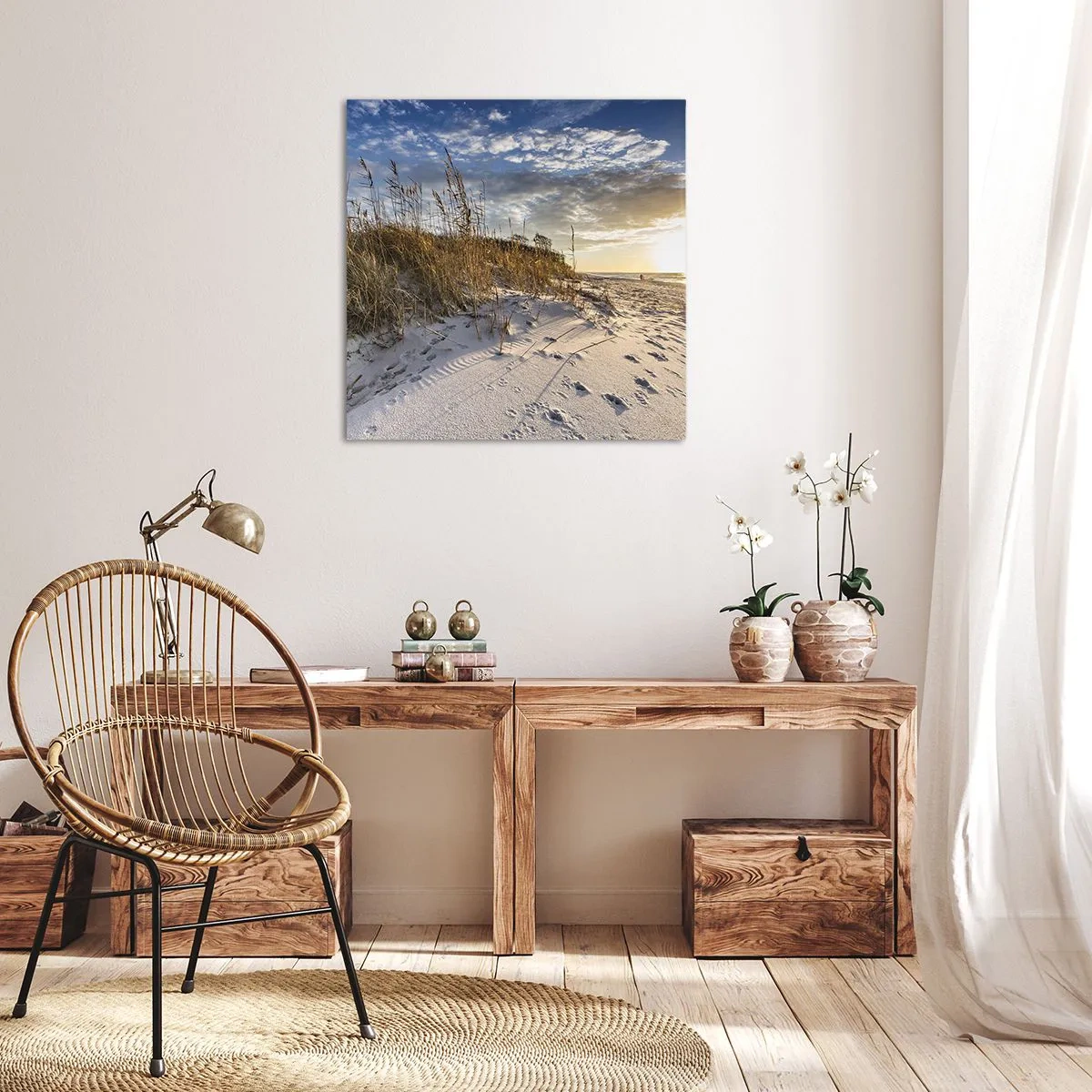 Obraz na plátně - Pozvánka na procházku - 60x60 cm